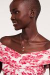 Ted Baker Tiny Heart Pendant Necklace in Rose Gold