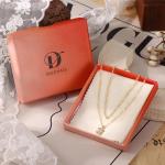 14K Gold Plated Zirconia Pendant Choker Necklace