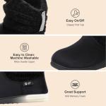 Warm Chenille Knit Bootie Slippers for Women