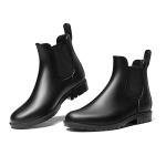 Black Waterproof Ankle Wellies for Women Size 6