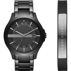 Armani Exchange Men's Black Stainless Steel Watch