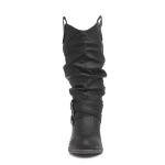 Rocket Dog Black Mid-Calf Western Boots for Women