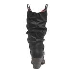 Rocket Dog Black Mid-Calf Western Boots for Women