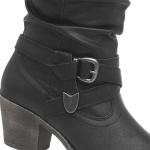Rocket Dog Black Mid-Calf Western Boots for Women