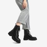 DREAM PAIRS Women's Stylish Chunky Mid Calf Boots