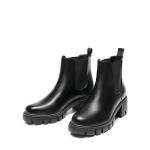DREAM PAIRS Women's Black Chelsea Ankle Boots