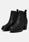 ONLY Women's Black Heeled Bootie, Size 4 UK