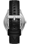 Armani Exchange Men's Leather Strap Analog Watch