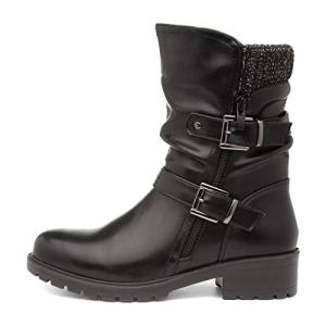 Lilley Minnie Women's Black Heeled Calf Boot