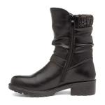 Lilley Minnie Women's Black Heeled Calf Boot
