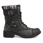 Rocket Dog Black Thunder Biker Boots for Women