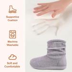 LongBay Ladies Memory Foam Bootie Slippers