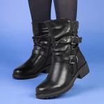 Lilley Minnie Women's Black Heeled Calf Boot