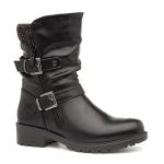 Lilley Minnie Women's Black Heeled Calf Boot
