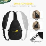 Anti-Theft RFID Sling Backpack for Travel