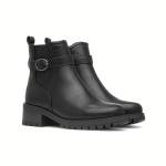 Lilley Women’s Black Zip-Up Boots, Size 5 UK