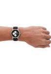Armani Exchange Men's Leather Strap Analog Watch