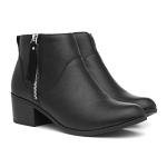 Lilley Maisy Women's Black Ankle Boots, Size 6