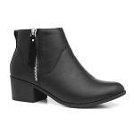 Lilley Maisy Women's Black Ankle Boots, Size 6