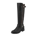 Women's Knee High Riding Boots - Black Size 10