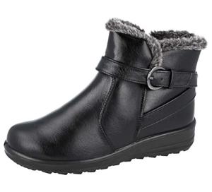 Cushion Walk Warm Lined Ankle Boots for Women