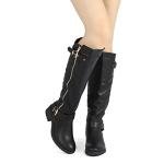 Women's Knee High Riding Boots - Black Size 10