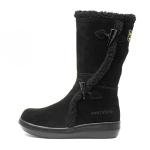 Rocket Dog Black Suede Slope Long Boots for Women