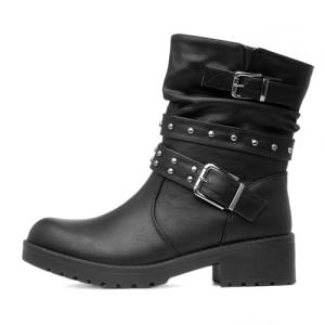 Lilley Meredith Women's Black Calf Boots - Size 6