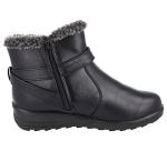 Cushion Walk Warm Lined Ankle Boots for Women