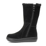 Rocket Dog Black Suede Slope Long Boots for Women