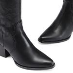 Chic Women’s Cowboy Boots with Chunky Heel