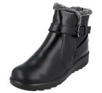 Cushion Walk Warm Lined Ankle Boots for Women