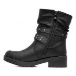 Lilley Meredith Women's Black Calf Boots - Size 6