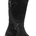 Rocket Dog Black Suede Slope Long Boots for Women