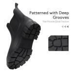 Women's Waterproof Ankle Wellington Boots - Black
