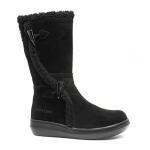 Rocket Dog Black Suede Slope Long Boots for Women