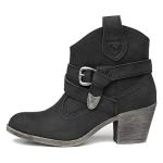 Rocket Dog Ladies Black Satire Ankle Boots