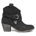 Rocket Dog Ladies Black Satire Ankle Boots