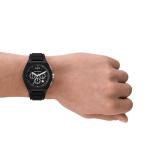 Armani Exchange Men's Black Nylon Chronograph Watch
