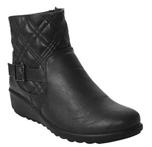 Cushion Walk Women's Casual Zip-Up Ankle Boots