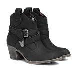 Rocket Dog Ladies Black Satire Ankle Boots