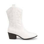 Cute Embroidered Mid Calf Cowboy Boots for Women