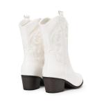 Cute Embroidered Mid Calf Cowboy Boots for Women