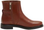 Tommy Hilfiger Women's Cognac Leather Chain Boots