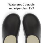 Women's Black Slip-On Garden Clogs - Size 6