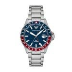 Emporio Armani Men's Stainless Steel GMT Watch