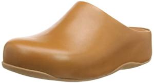 Fitflop Women's Leather Clogs in Light Tan