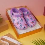 Disney Stitch Fleece-Lined Women's Clogs with Charms
