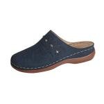 Womens Wide Fit Wedge Mule Sandals for Summer