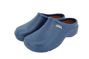 Women's Super Soft Lightweight Gardening Clogs - Navy Dots